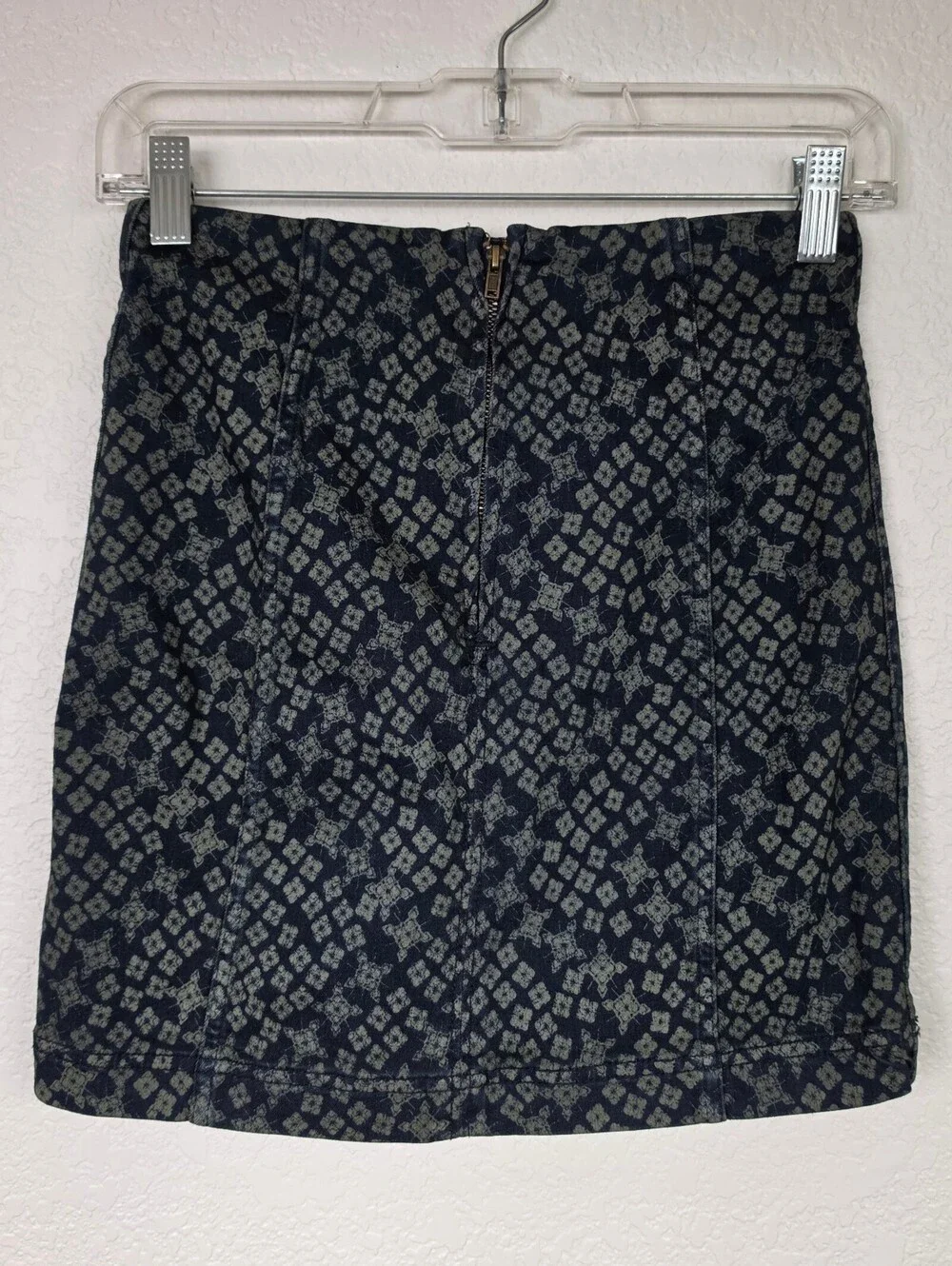 Free People Denim Star Mini Skirt